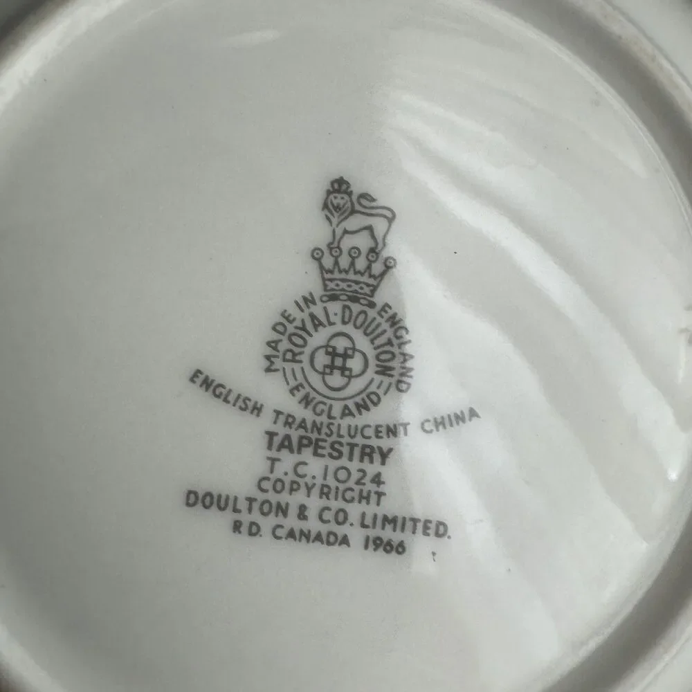 Royal Doulton Tapestry Lot of 4 Bowls, 2 Oval 9.5